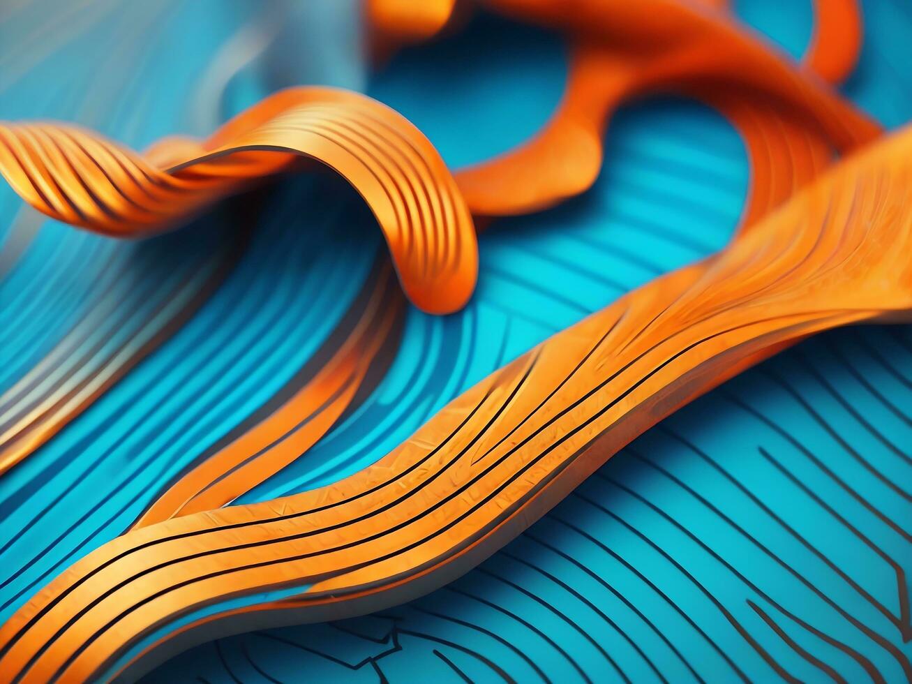 beautiful abstract color wave photo