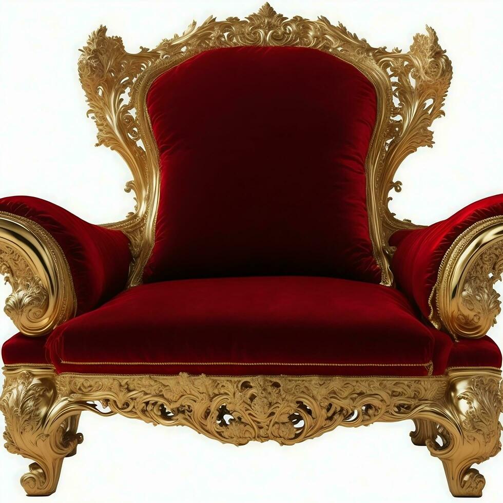 Luxury classical antique armchair for modern designed interior photo