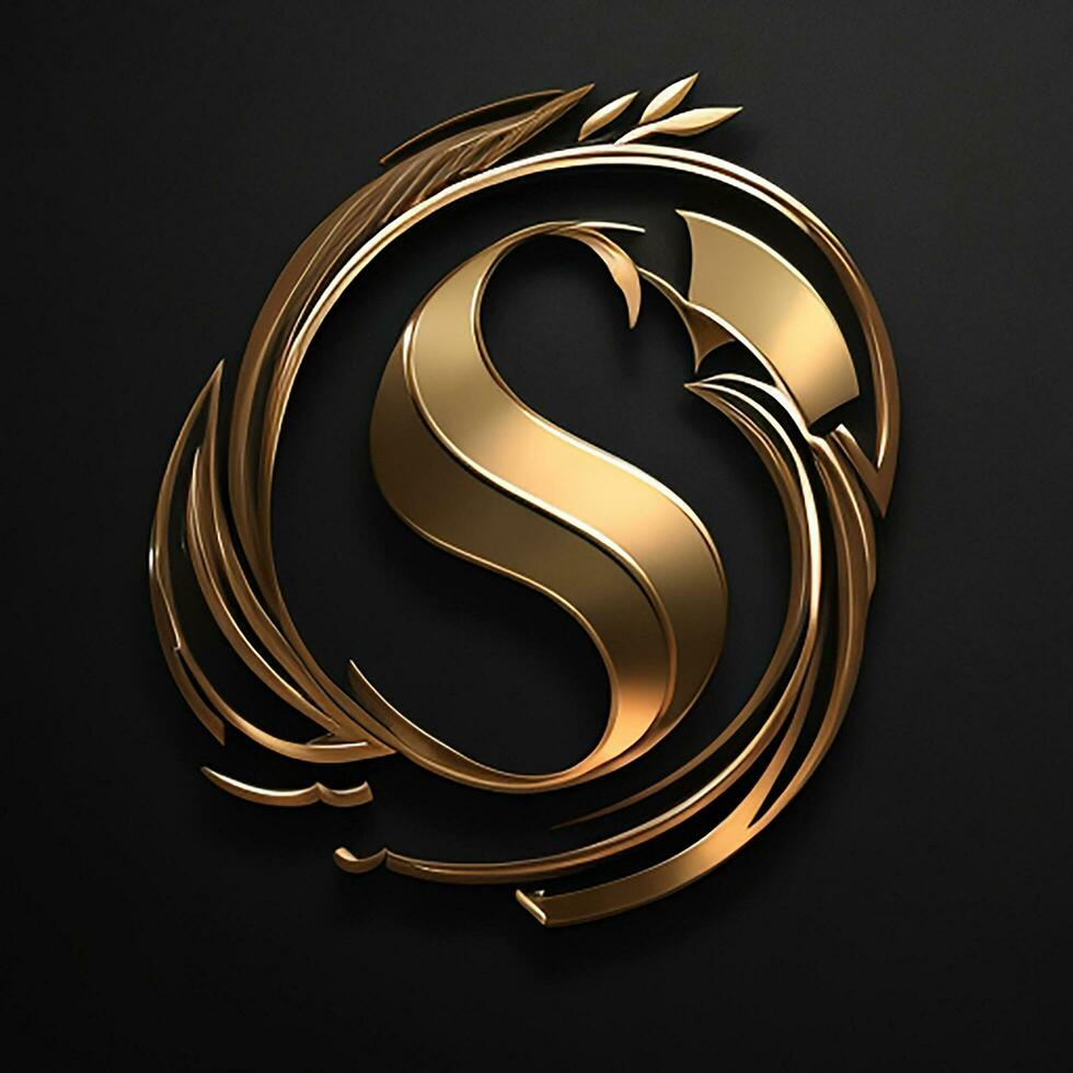 Stylish capital letter logo photo