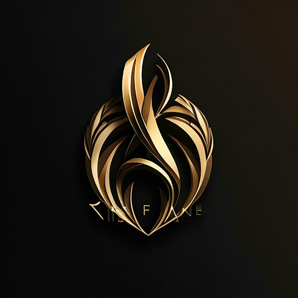 elegante capital letra logo foto