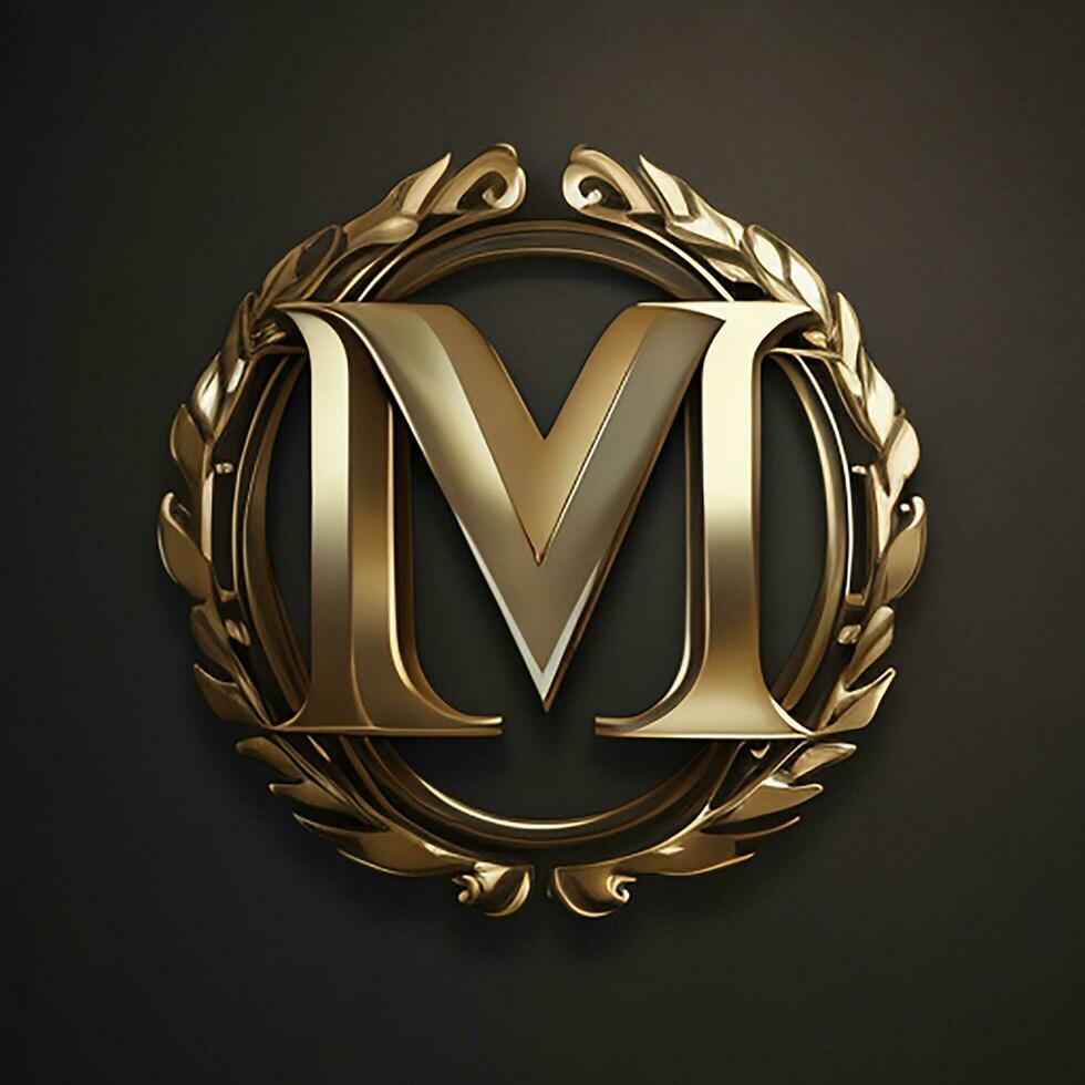 Stylish capital letter logo photo