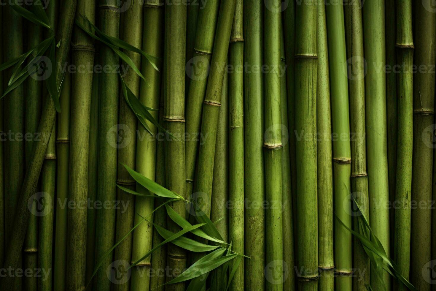 verde tono bambú tablón cerca textura. bambú balsa. ai generado foto