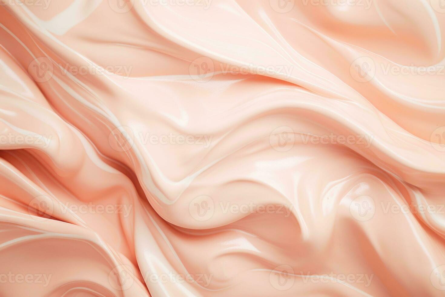 Beauty tinted cream texture. Skincare cosmetics background. Generative AI photo