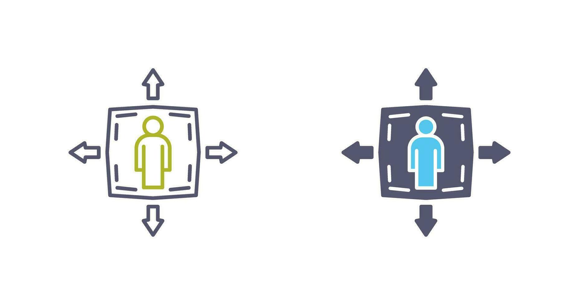 directions Line Icon vector