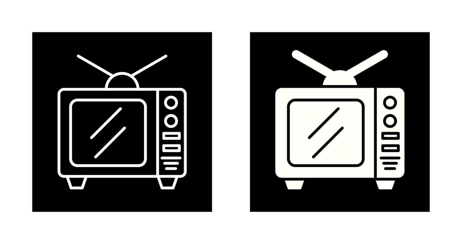 icono de vector de tv