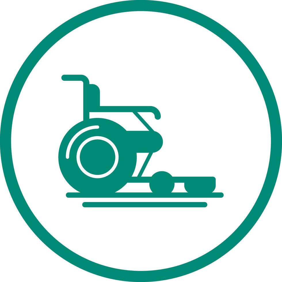 Wheel Chair Vector Icon