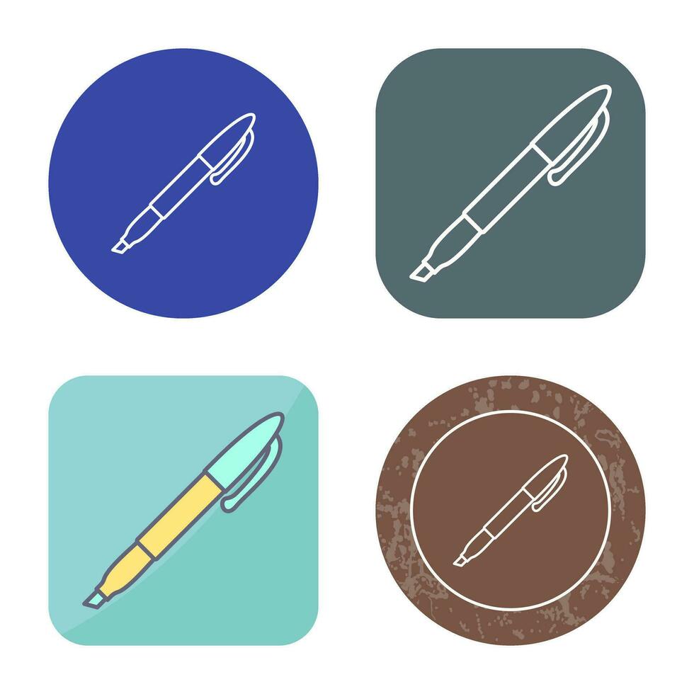 pen Line icon vector