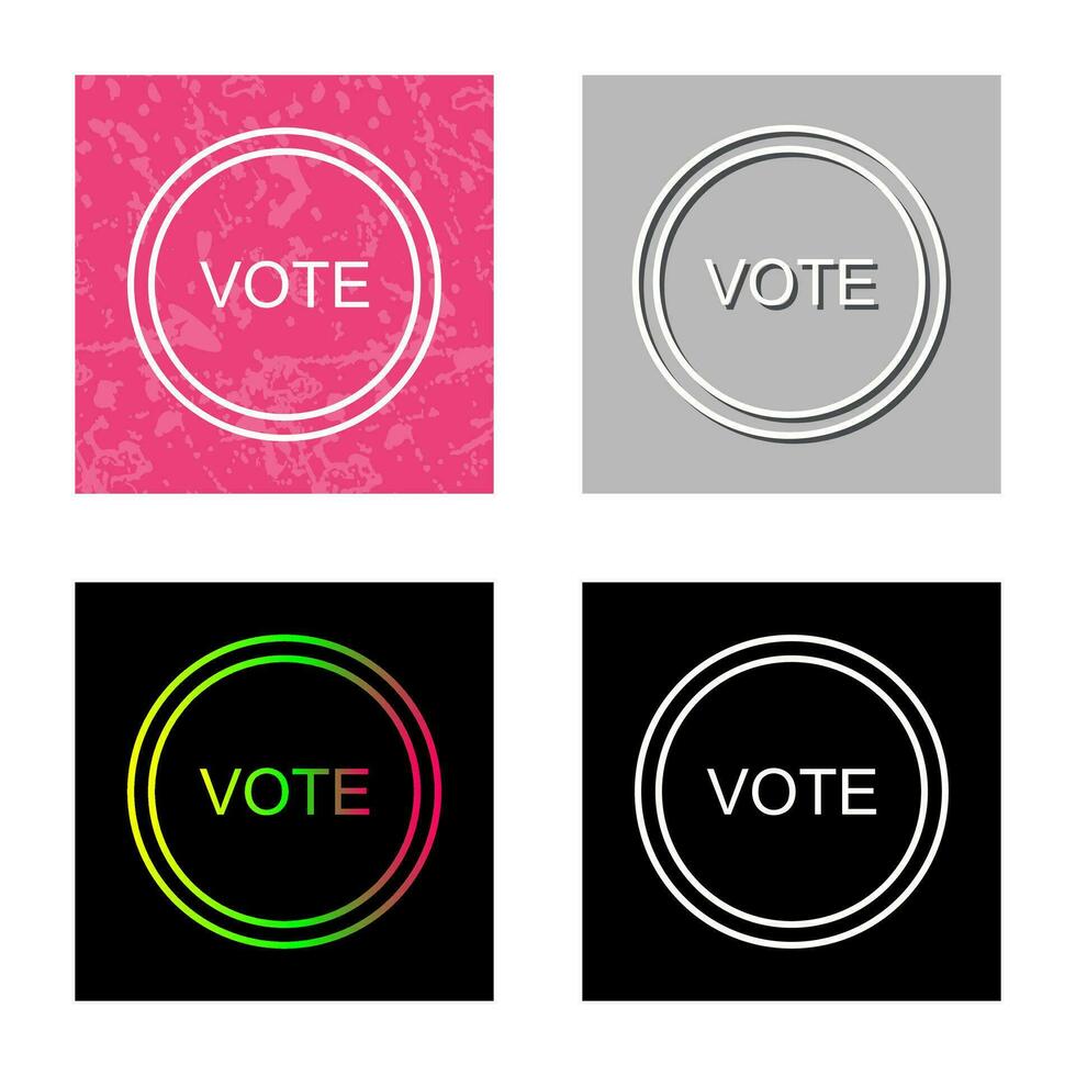 Vote Link Vector Icon