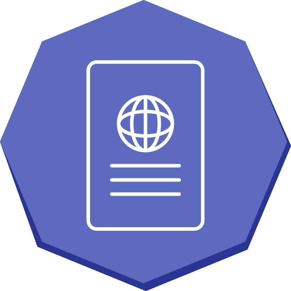 Unique Global Report Vector Icon