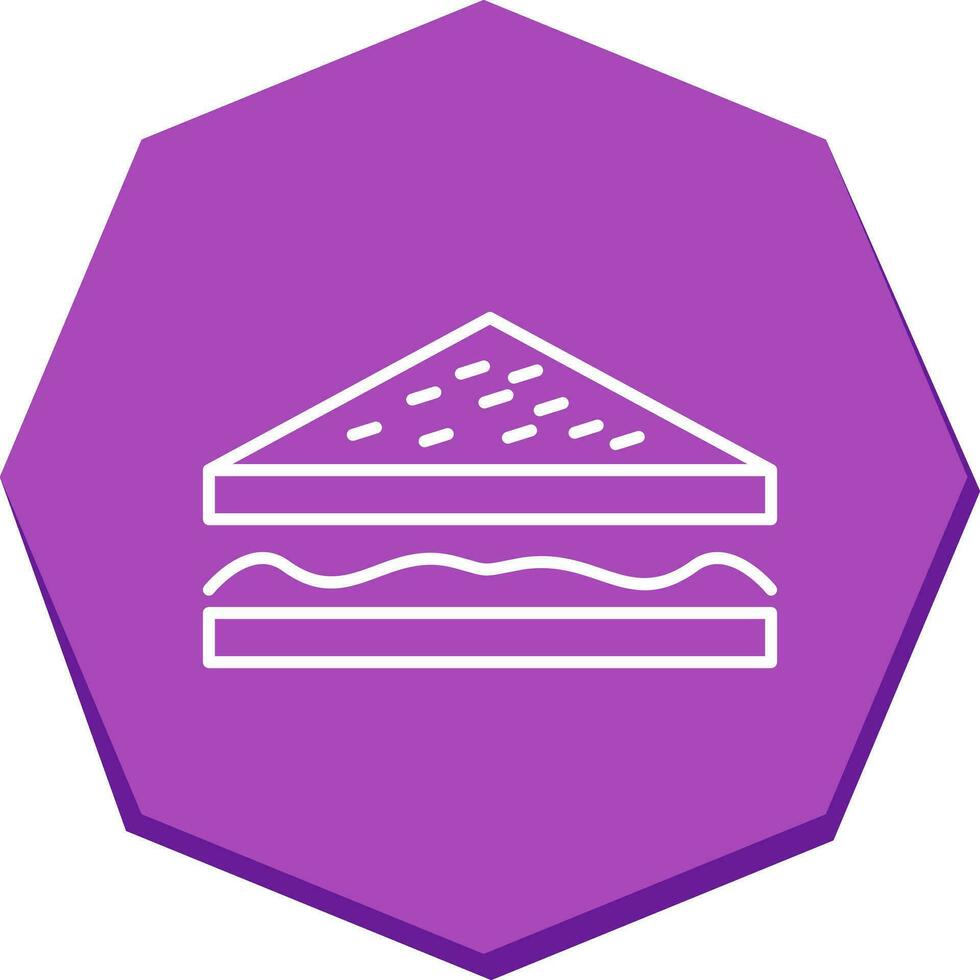Unique Sandwich Vector Icon