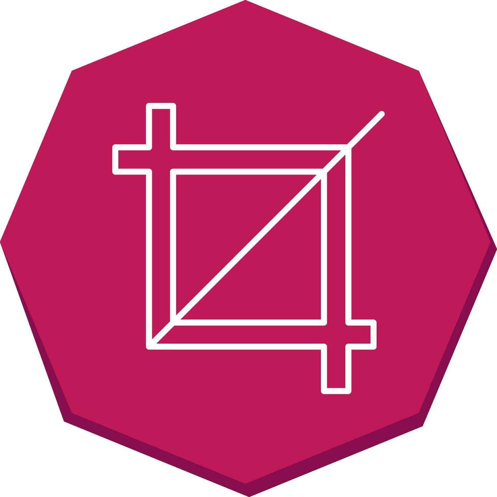 Unique Crop Vector Icon