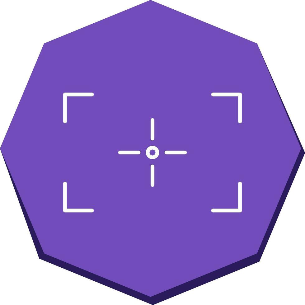 Unique Focus Vector Icon