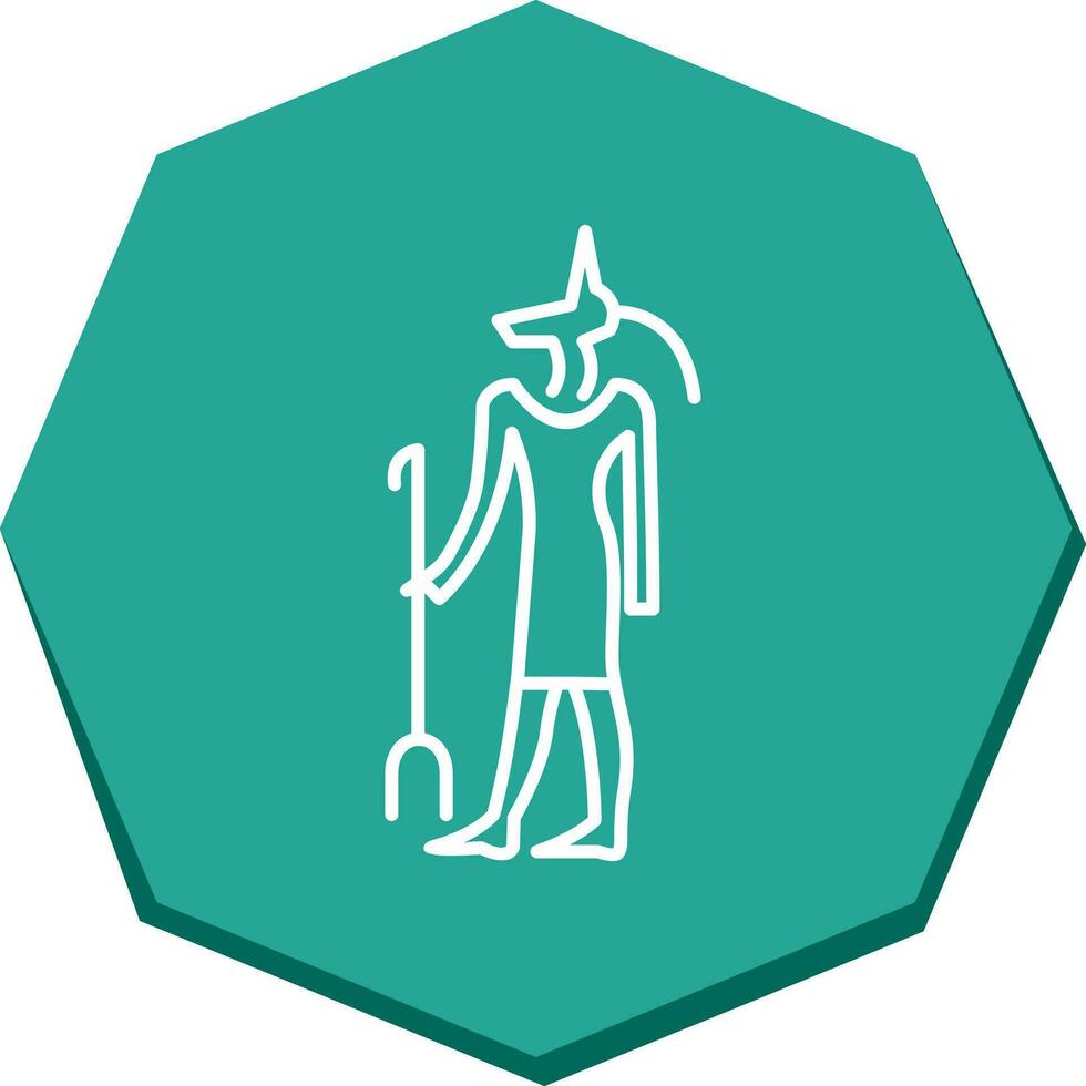 Egyptian god Vector Icon