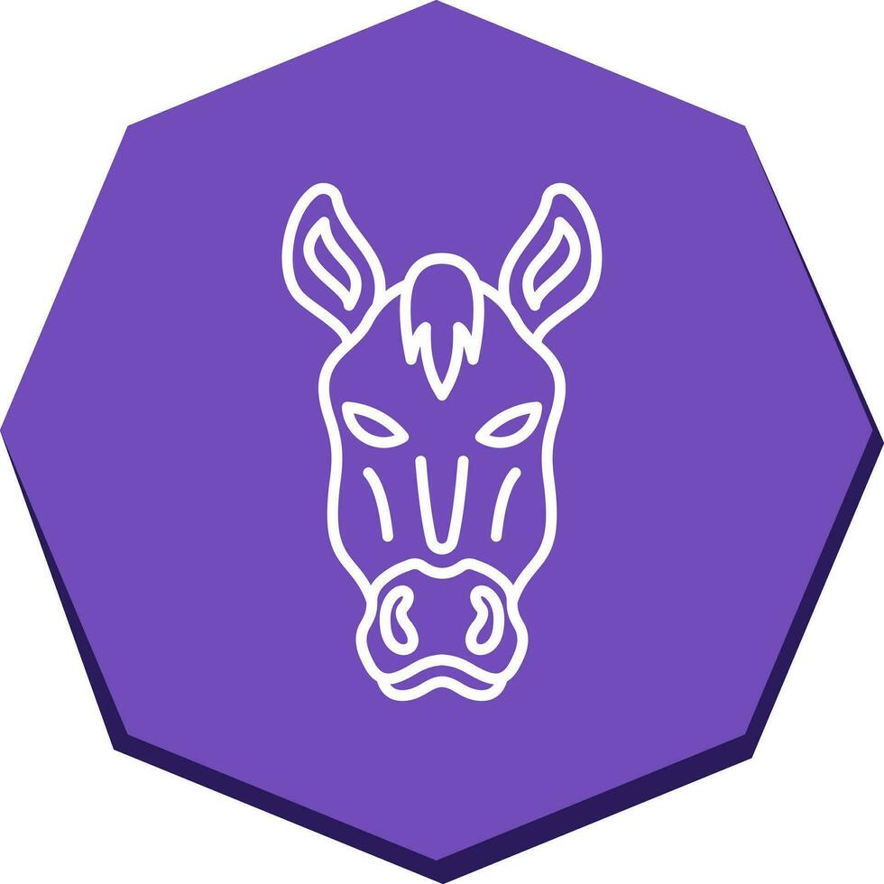 icono de vector de caballo