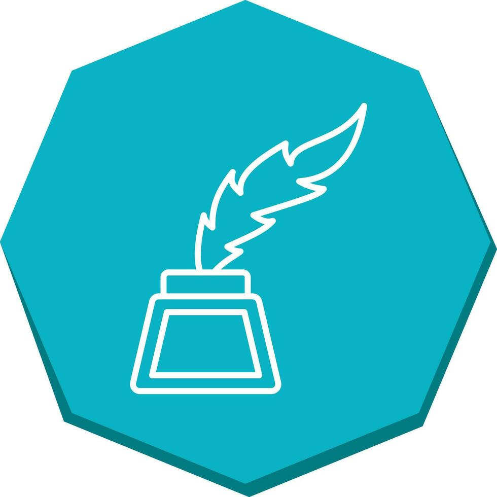 Inkwell Vector Icon