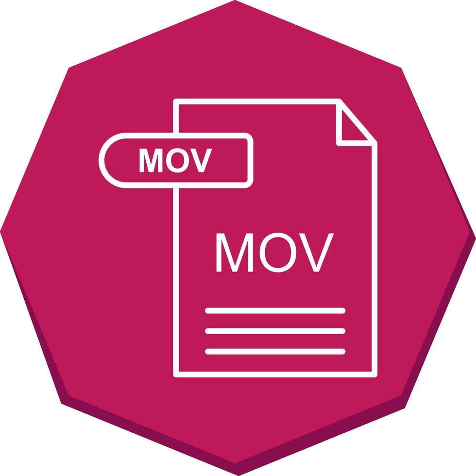 MOV Vector Icon