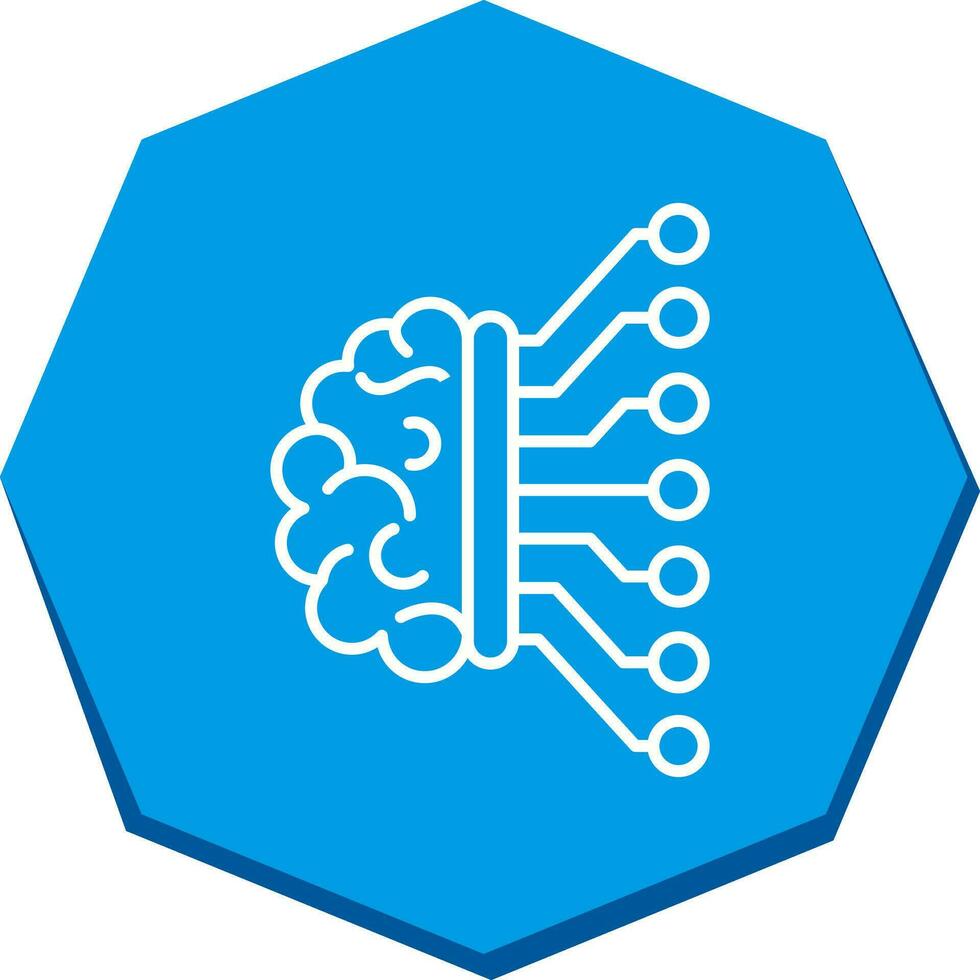 Machine Learning Vector Icon