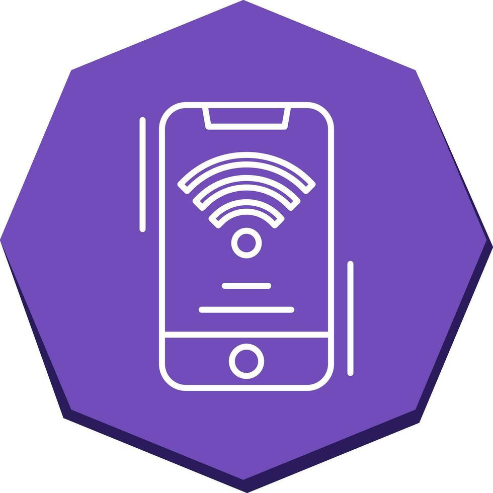 icono de vector de señal wifi