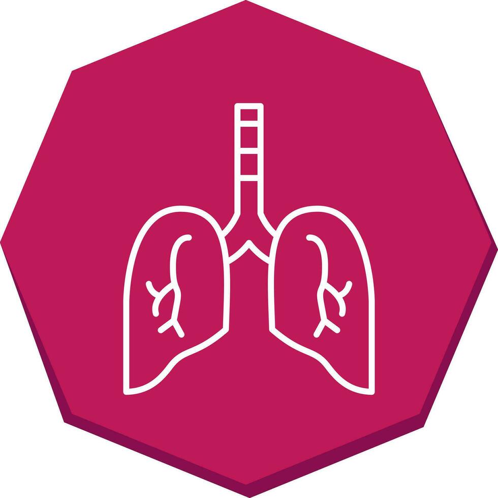 Lung Vector Icon