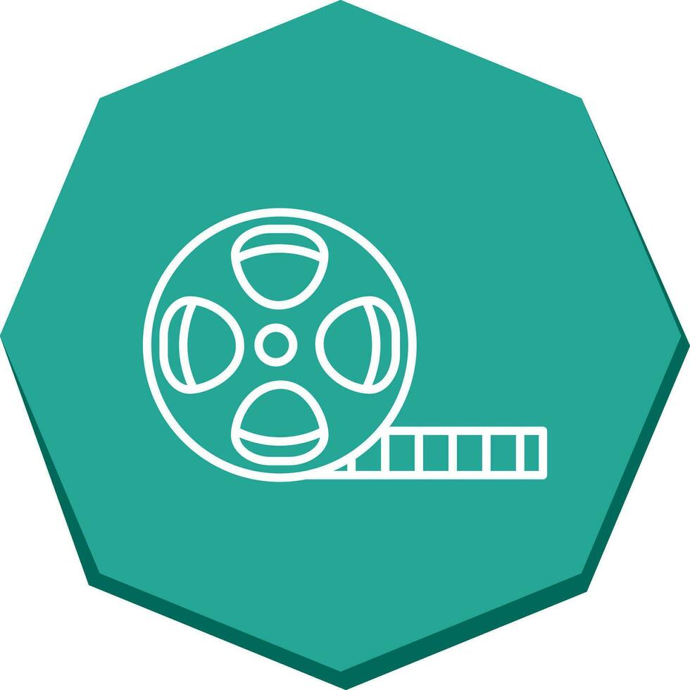 Film Reel Vector Icon