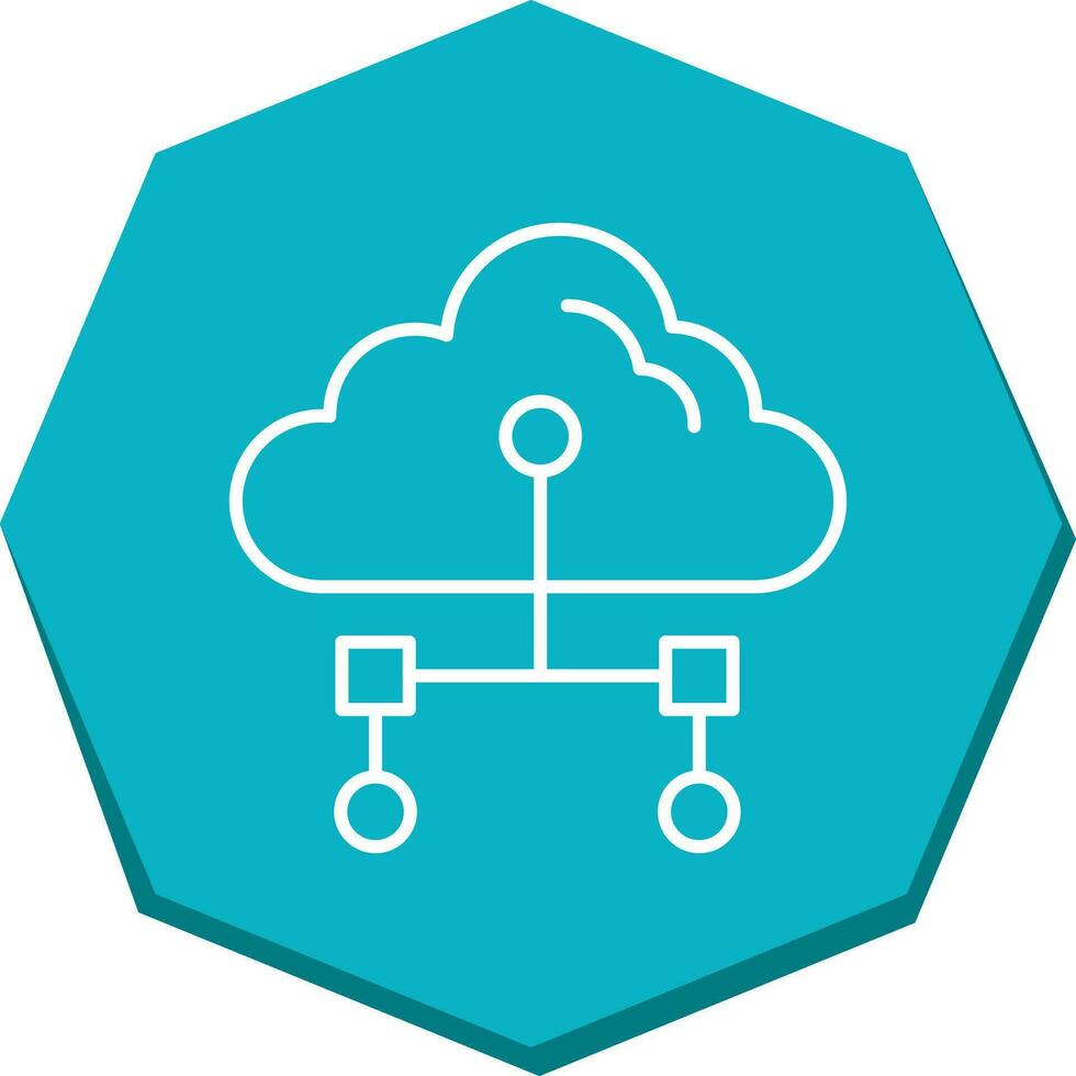 Internet Cloud Vector Icon