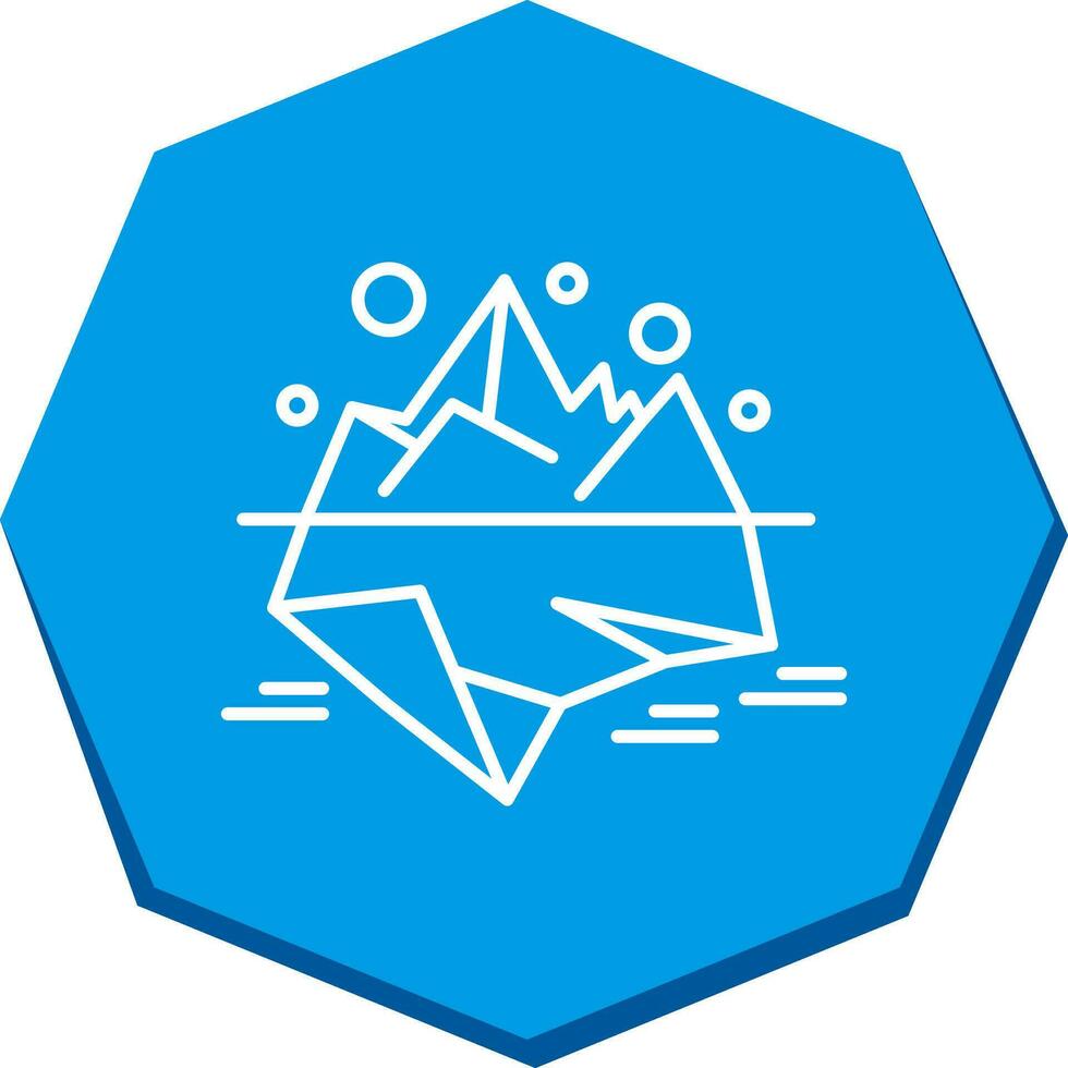 Iceberg Vector Icon