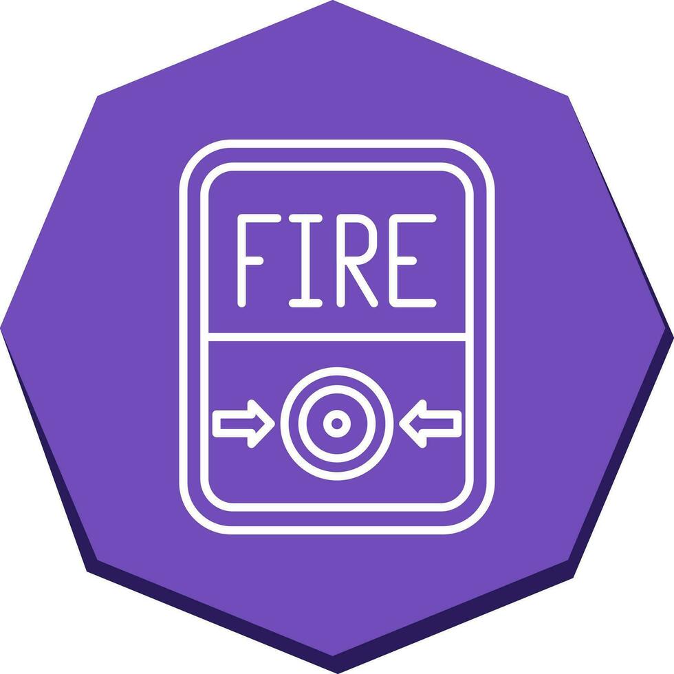 Fire Button Vector Icon