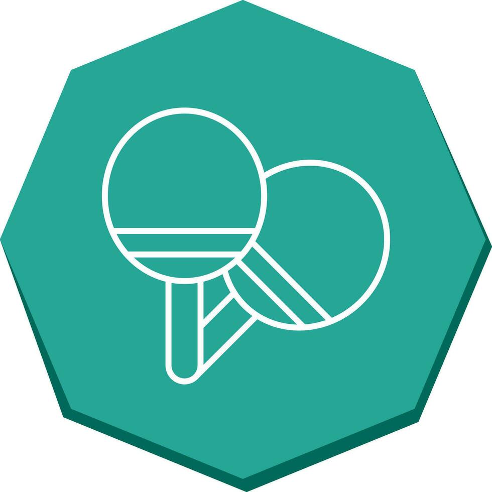 Ping Pong Vector Icon