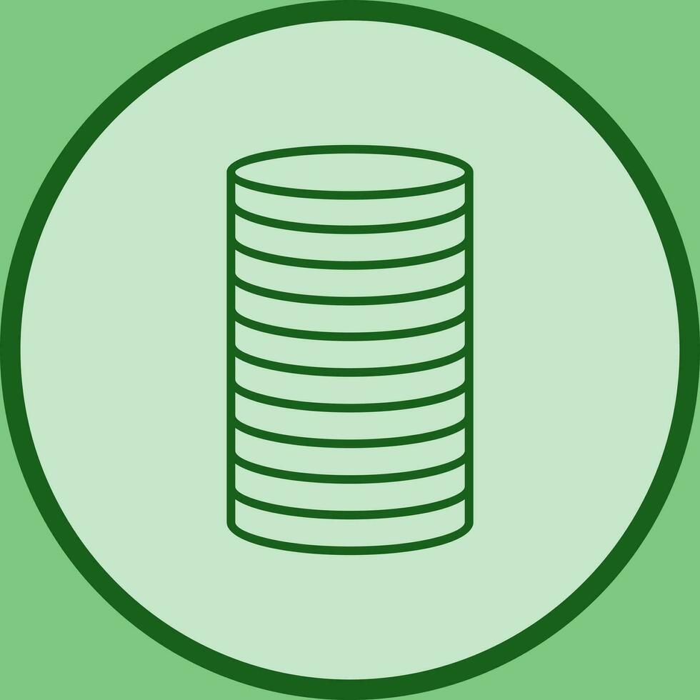 Stack of Coins Vector Icon