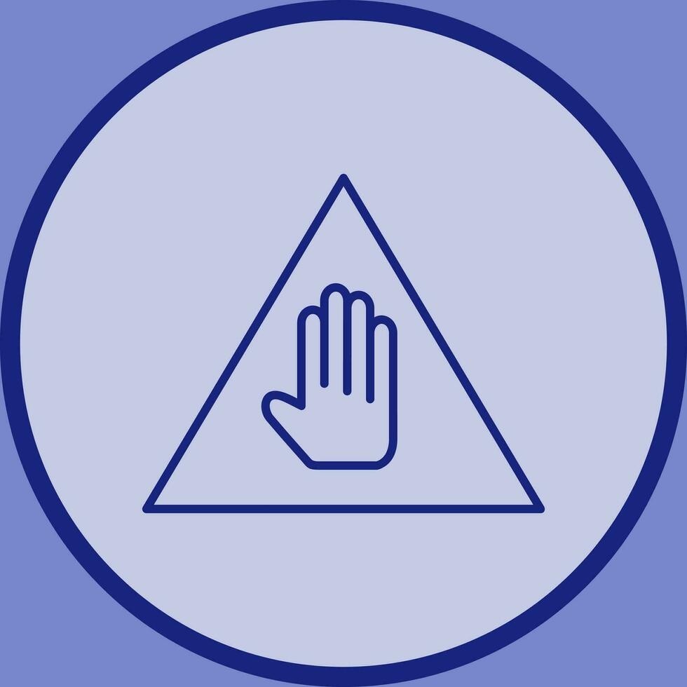 Unique Warning Vector Icon