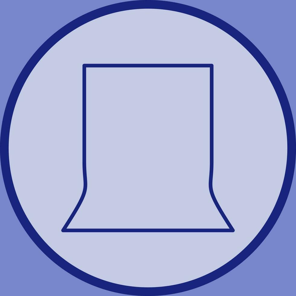 Unique Back Stand Vector Icon