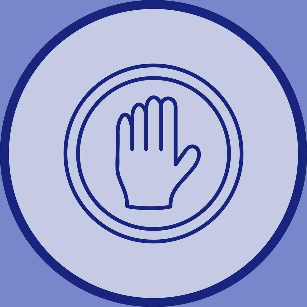 Halt Vector Icon