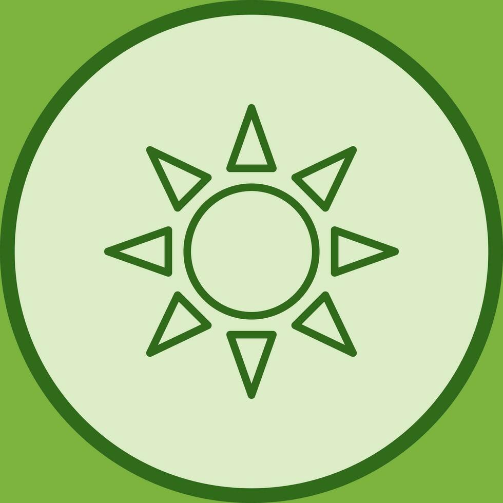 UV Radiation Vector Icon