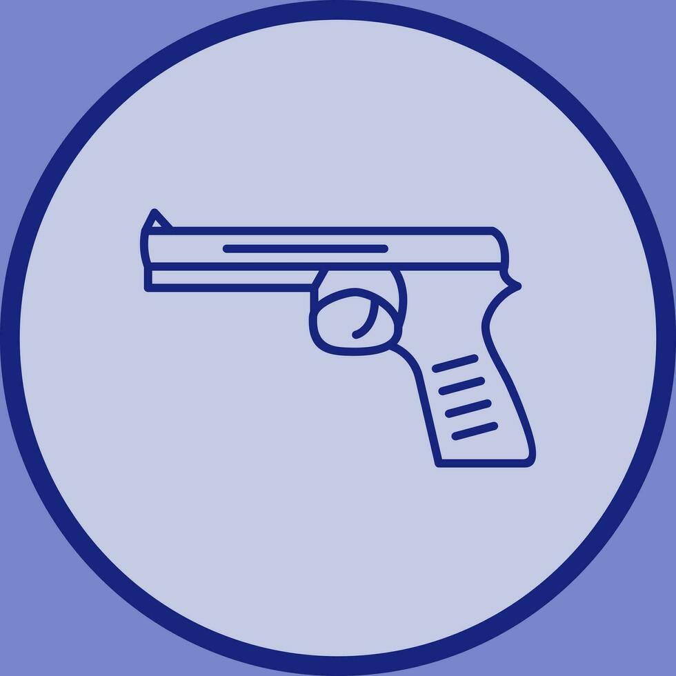 Unique Pistol Vector Icon
