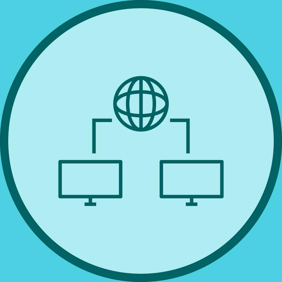 Unique Internet Connectivity Vector Icon