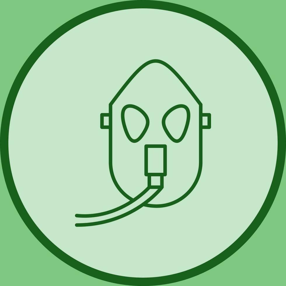 Unique Oxygen Mask Vector Icon