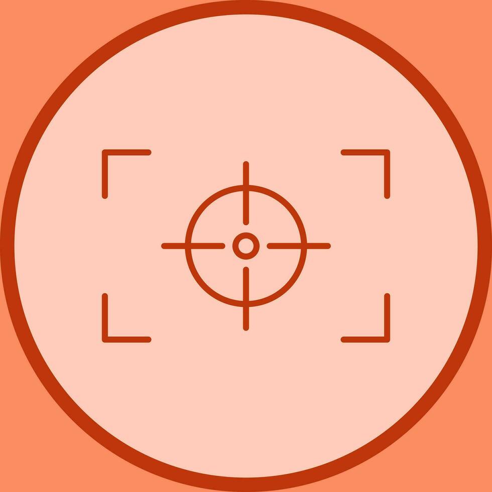 Unique Focus Horizontal Vector Icon