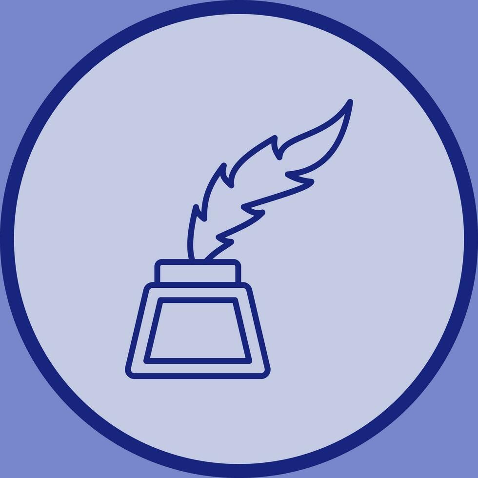 Inkwell Vector Icon