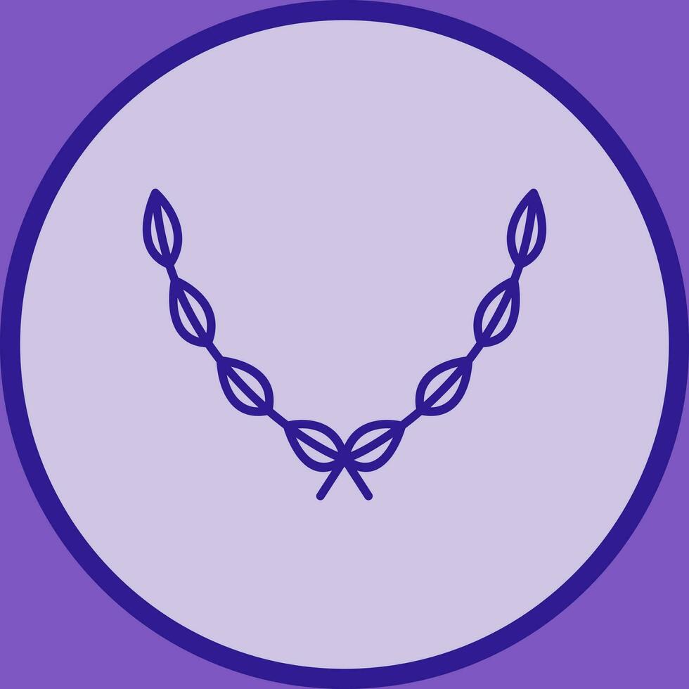 Leaves Wreath Vector Icon