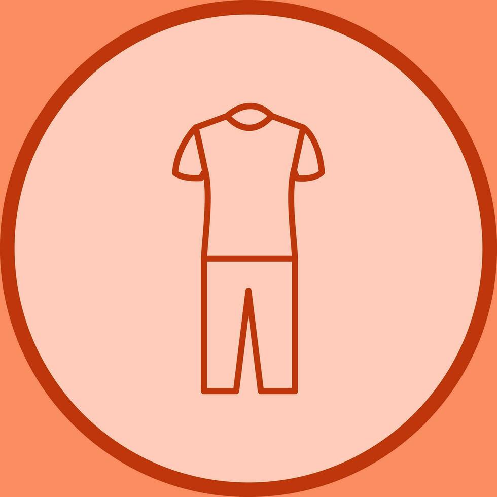 Pyjamas Suit Vector Icon