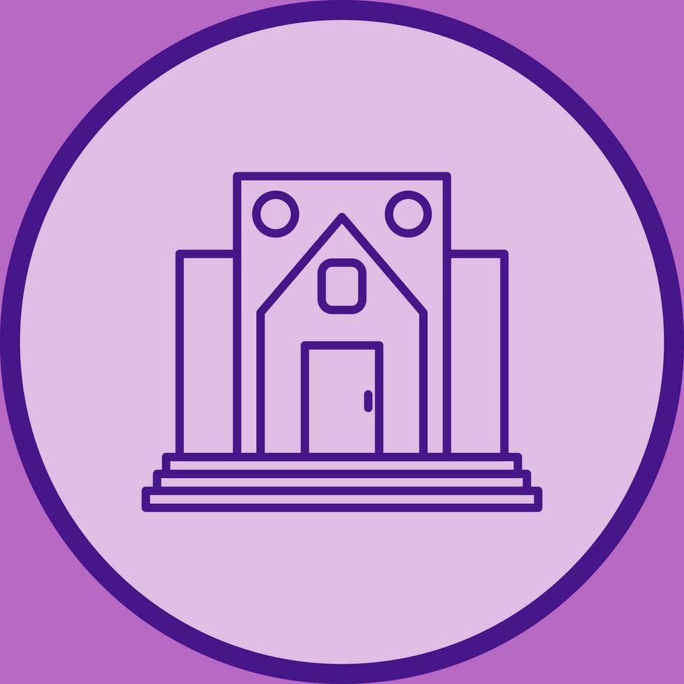 Museum Building Vector Icon