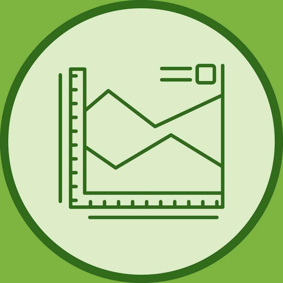 Spline Chart Vector Icon