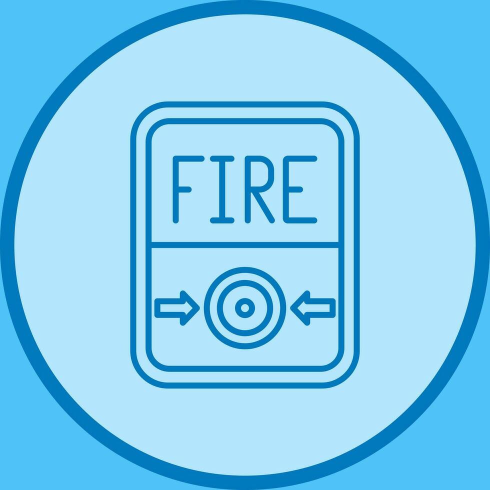 Fire Button Vector Icon