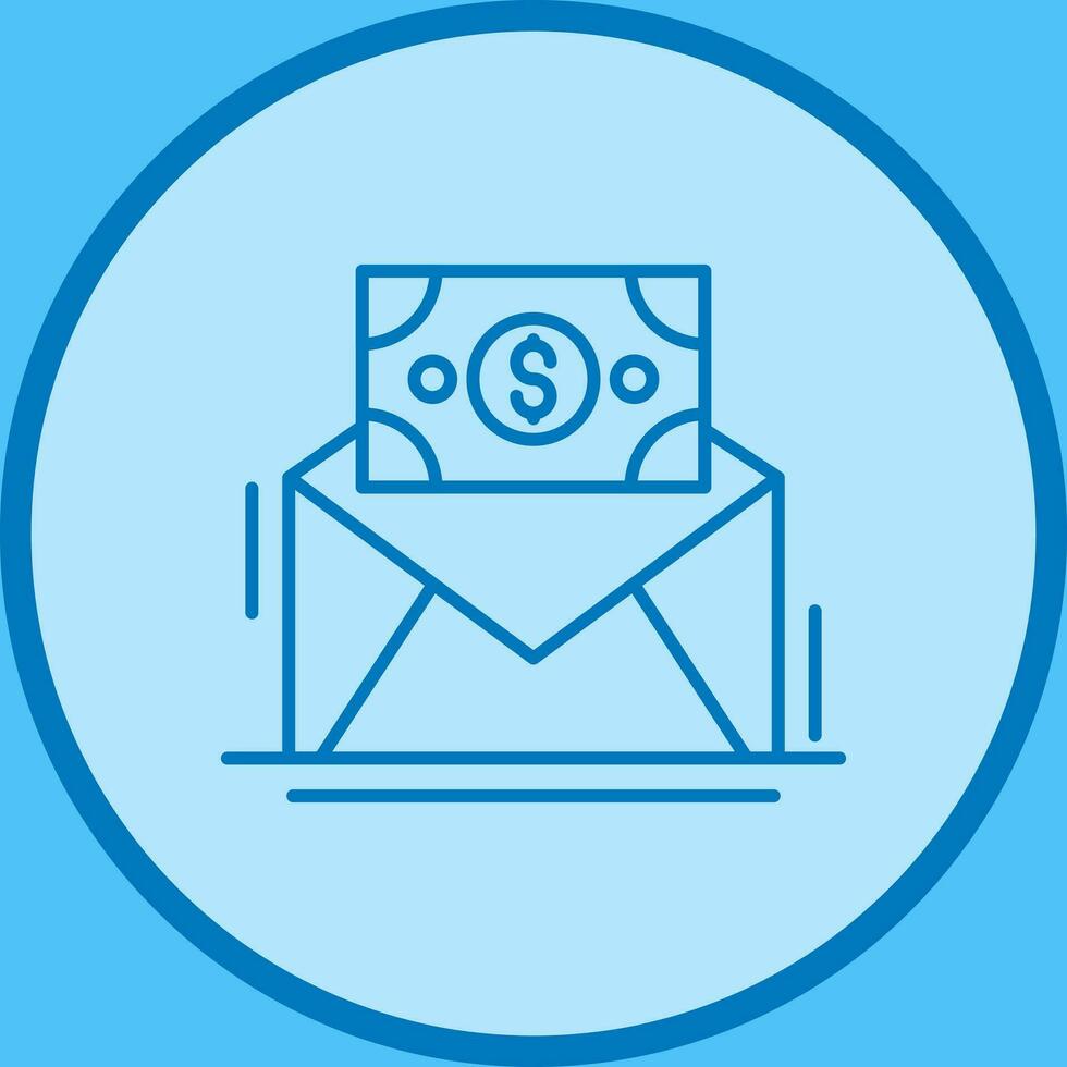 Mail Coin Vector Icon