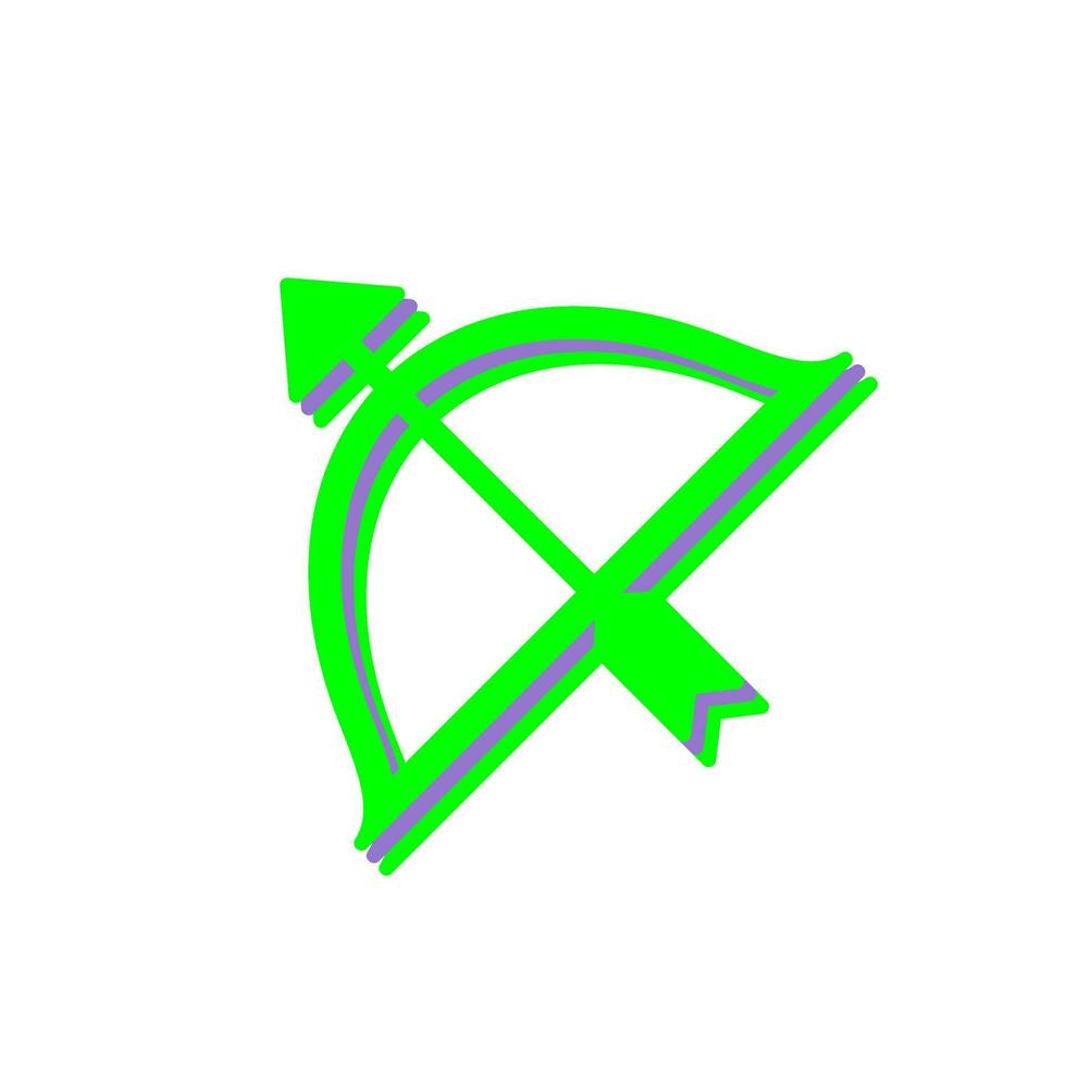 Unique Archery Vector Icon