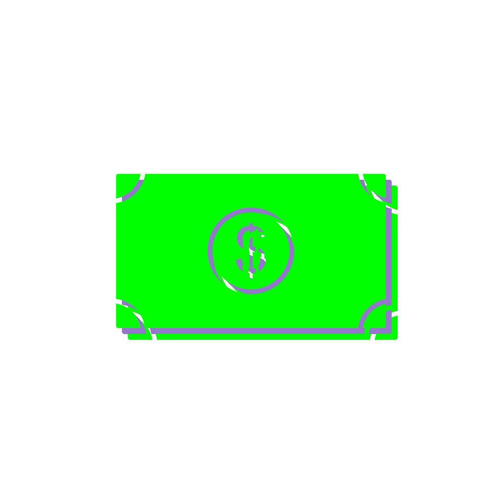 Unique Dollar Vector Icon