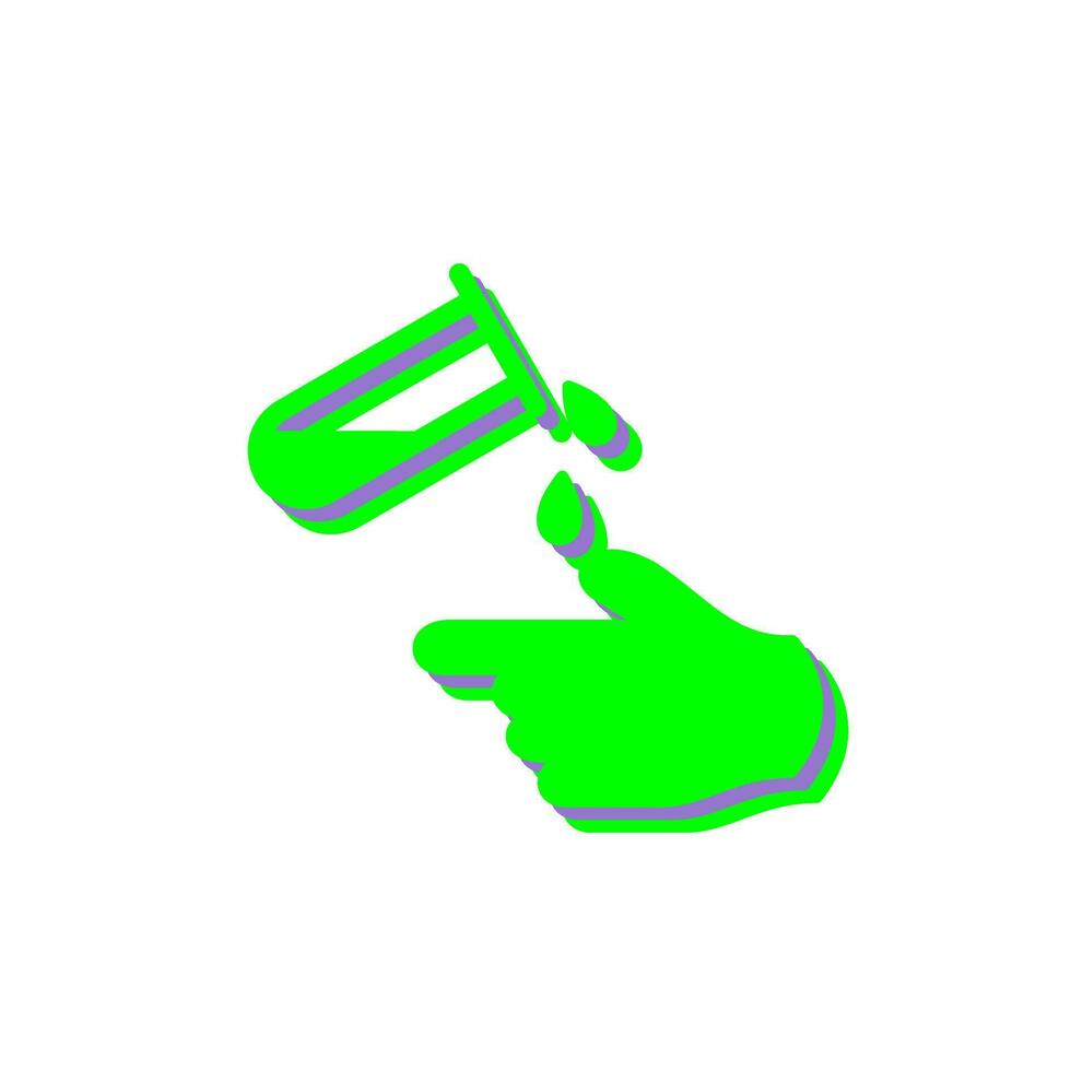 Corrosive Hazard Vector Icon