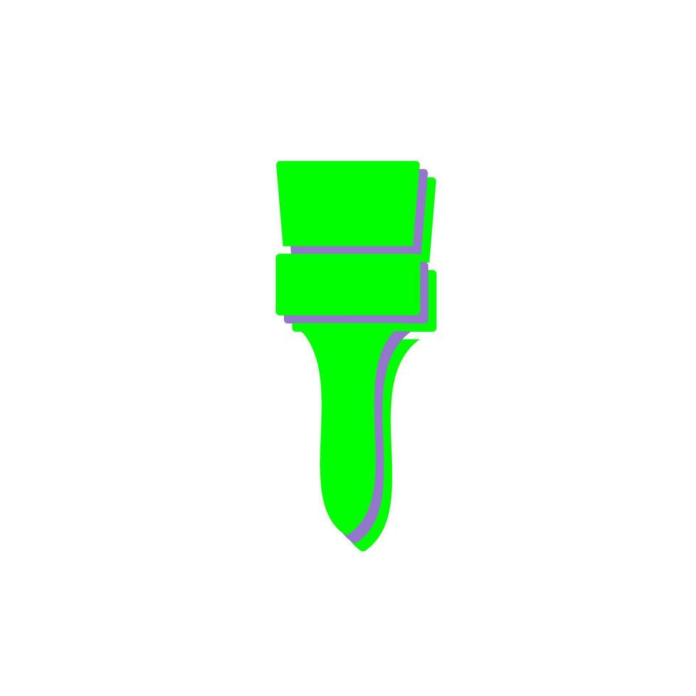 Unique Brush Vector Icon