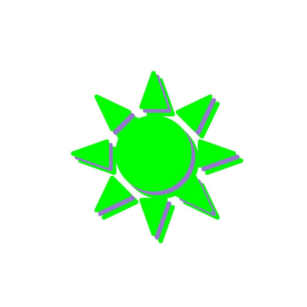 UV Radiation Vector Icon