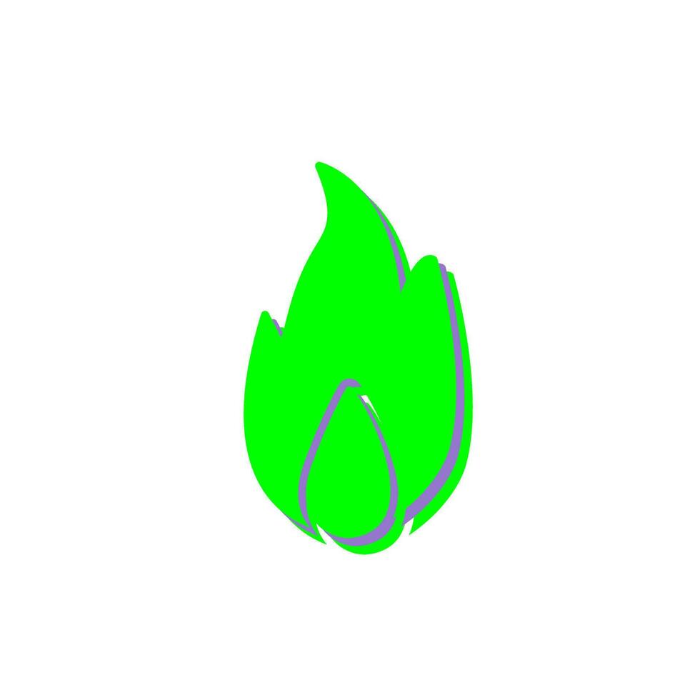 Unique Fire Vector Icon